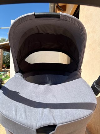 Carrito bebé 2 piezas gris