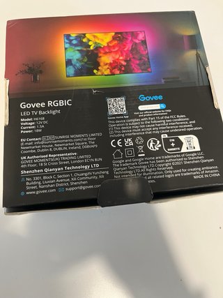 Tira led govee tv