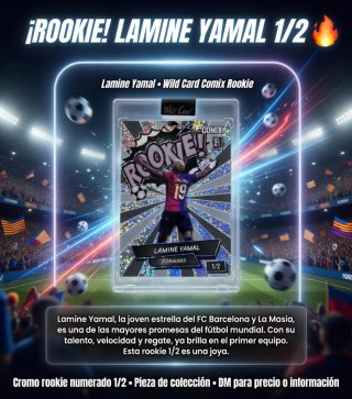 Lamine Yamal Rookie Card 1/2 Comix