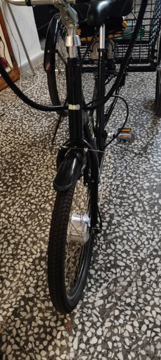 Triciclo Eléctrico Negro