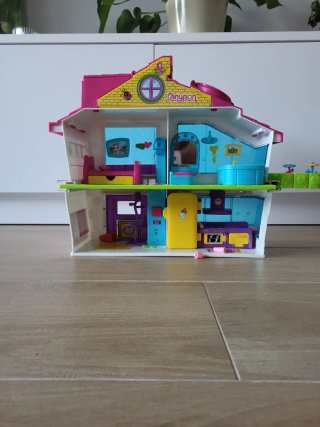 Lote Figuras Pin y Pon+casa+noria+heladeria