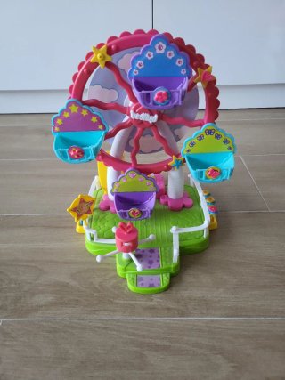 Lote Figuras Pin y Pon+casa+noria+heladeria