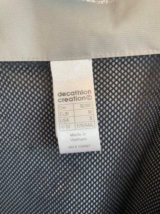 Giubbotto da sci grigio chiaro - Taglia M