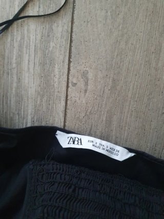 Vestido Zara Negro Talla M