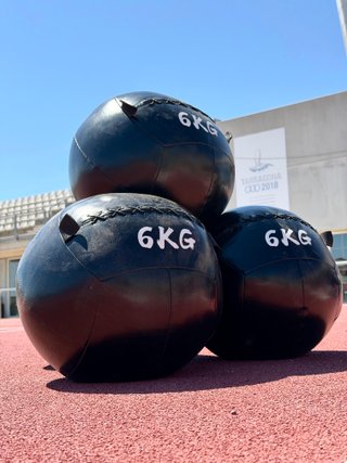 Palloni da allenamento Wall Ball 6KG Nero