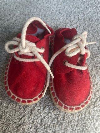 Mocasines Zapatos de niño rojos talla 21