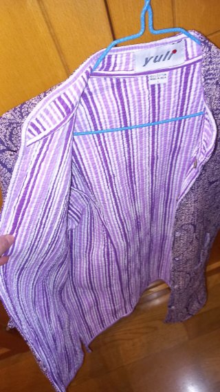 Chaqueta Yuli Étnica Vintage Morada