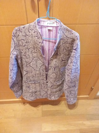 Chaqueta Yuli Étnica Vintage Morada