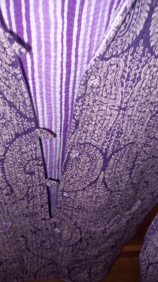 Chaqueta Yuli Étnica Vintage Morada