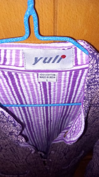 Chaqueta Yuli Étnica Vintage Morada