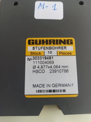 Caja de brocas para metal