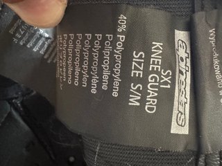 Rodilleras Alpinestars SX-1