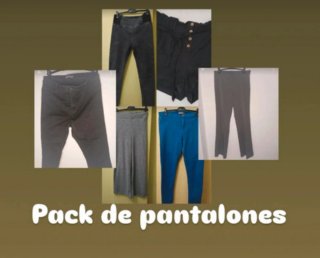 Se vende pack  de 6 pantalónes , de la talla XL