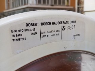 Lavadora Bosch Maxx WFO 2063