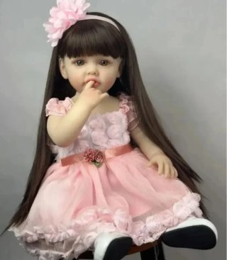 Muñeca cuerpo completo vinilo 55cm