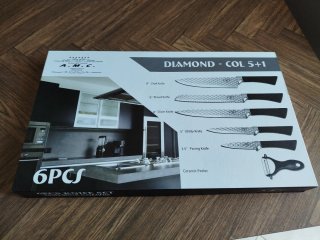 Set Coltelli Cucina Diamond A.M.C. 5+1