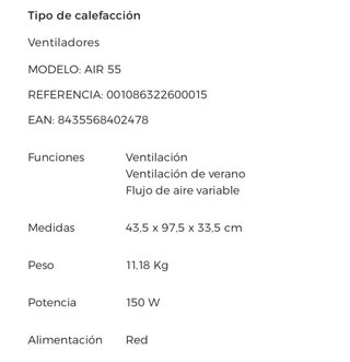 Climatizador Orbegozo AIR 55 150W