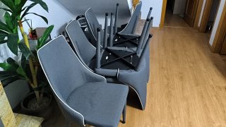 Sillas de Salón Tapizadas (6 unidades)