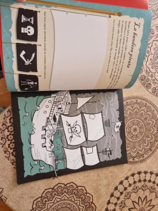 Usborne Piratas Libro Actividades Colorear