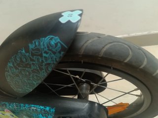 Bicicleta Decathlon con ruedines