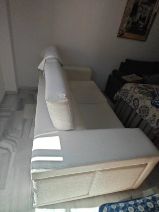 Sofá Polipiel Blanco