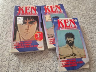 Lotto 2 VHS Ken Il Guerriero Anime