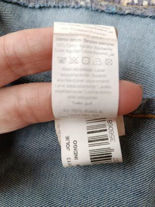 Crop top vaquero Pepe Jeans