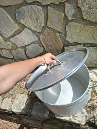 Olla grande acero inoxidable