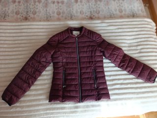 Cazadora niña morada