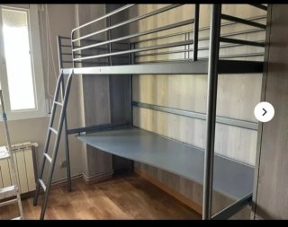 Oportunidad !!!! Litera con escritorio 90x190 Y c