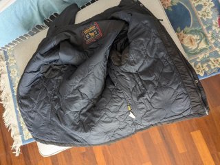 Giubbotto Woolrich nero uomo