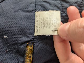Giubbotto Woolrich nero uomo