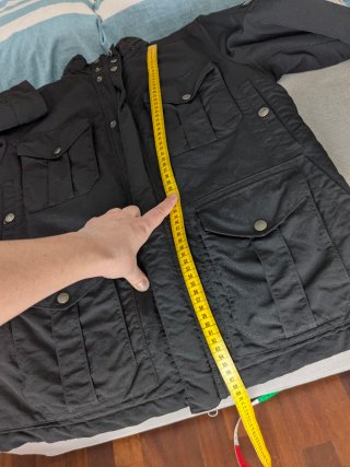 Giubbotto Woolrich nero uomo