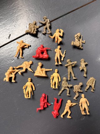 Lote Muñecos Militares Antiguos