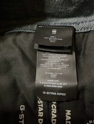 Chaqueta vaquera hombre de G-Star Raw (L)