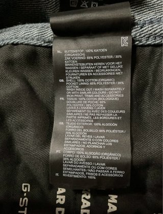 Chaqueta vaquera hombre de G-Star Raw (L)