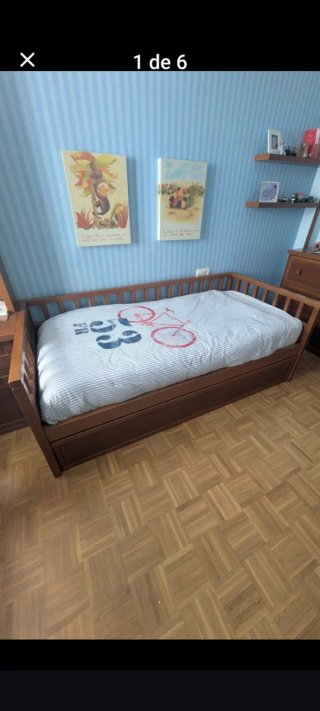 Cama nido de madera
