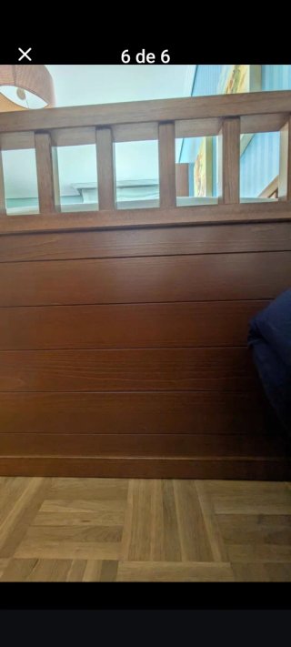 Cama nido de madera