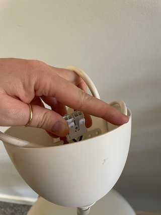 Lámpara Techo Blåsverk Ikea Beige/Blanco