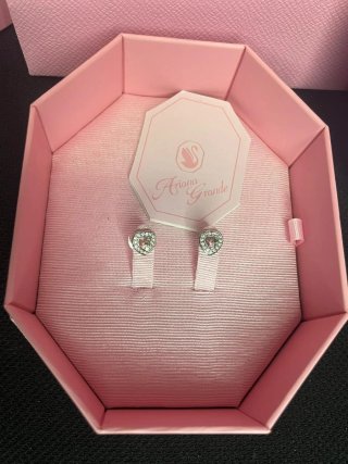Pendientes Corazón Swarovski Rosa