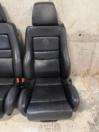 Asientos Alfa Romeo Cuero Negro