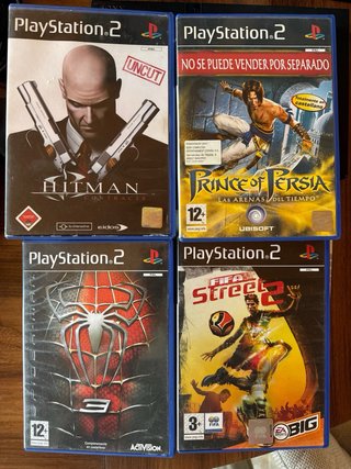 Pack PS2 Sony Negro + Juegos y Accesorios