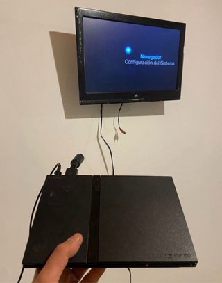 Pack PS2 Sony Negro + Juegos y Accesorios