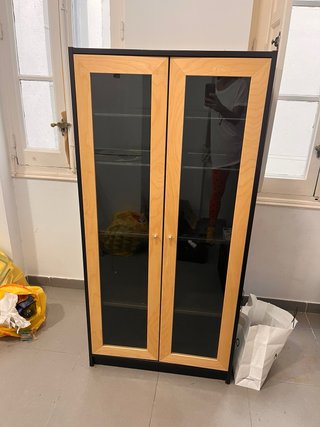 Vitrina Ikea Madera y Cristal