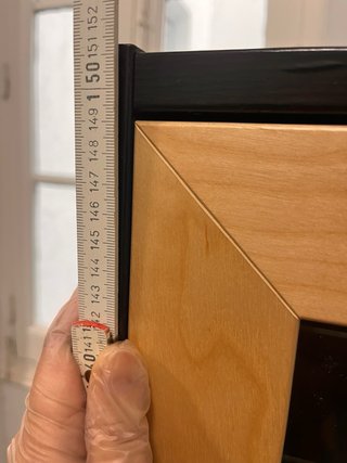 Vitrina Ikea Madera y Cristal