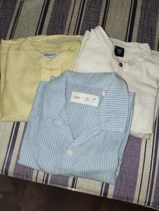 Lote 3 Camisas Niños Mayoral,Kiabi y Zara