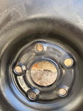 Rueda de repuesto galleta