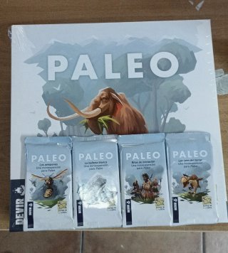Juego de mesa Paleo + 4 expansiones