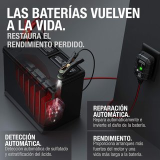 NOCO cargador mantenimiento batería plomo litio