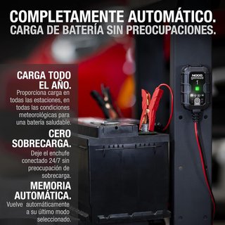 NOCO cargador mantenimiento batería plomo litio